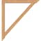 Ekena Millwork Traditional Traditional Smooth Bracket, Western Red Cedar, 3 1/2"W x 44"D x 48"H BKT04X44X48TRA01SWR - alternate 3